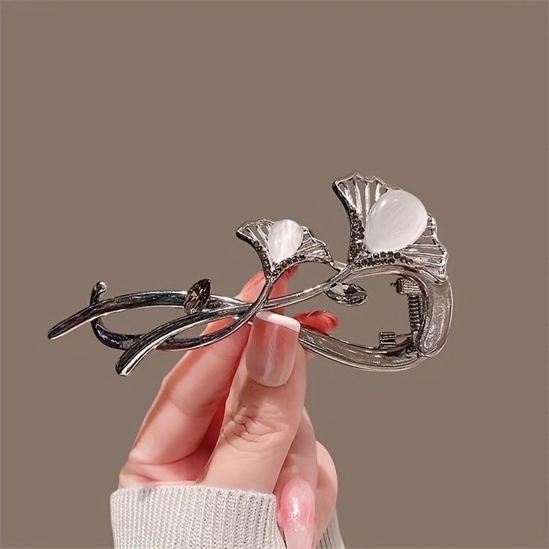 luxury leaf-shaped knot hair clip TL-88