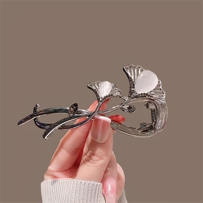 luxury leaf-shaped knot hair clip TL-88