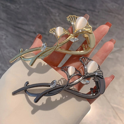 luxury leaf-shaped knot hair clip TL-88
