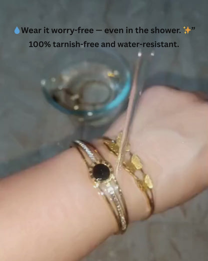 Elegant Fashion Stainless Steel Bracelet with Zircon (BR-21)